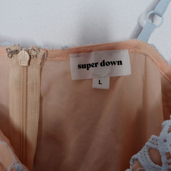 Superdown blue lace dress - Picture 4 of 6